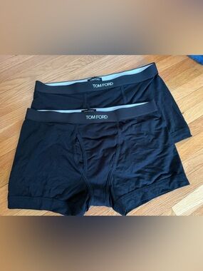 Tom Ford Cotton Blend Boxer Briefs Size L - 2 Pair
